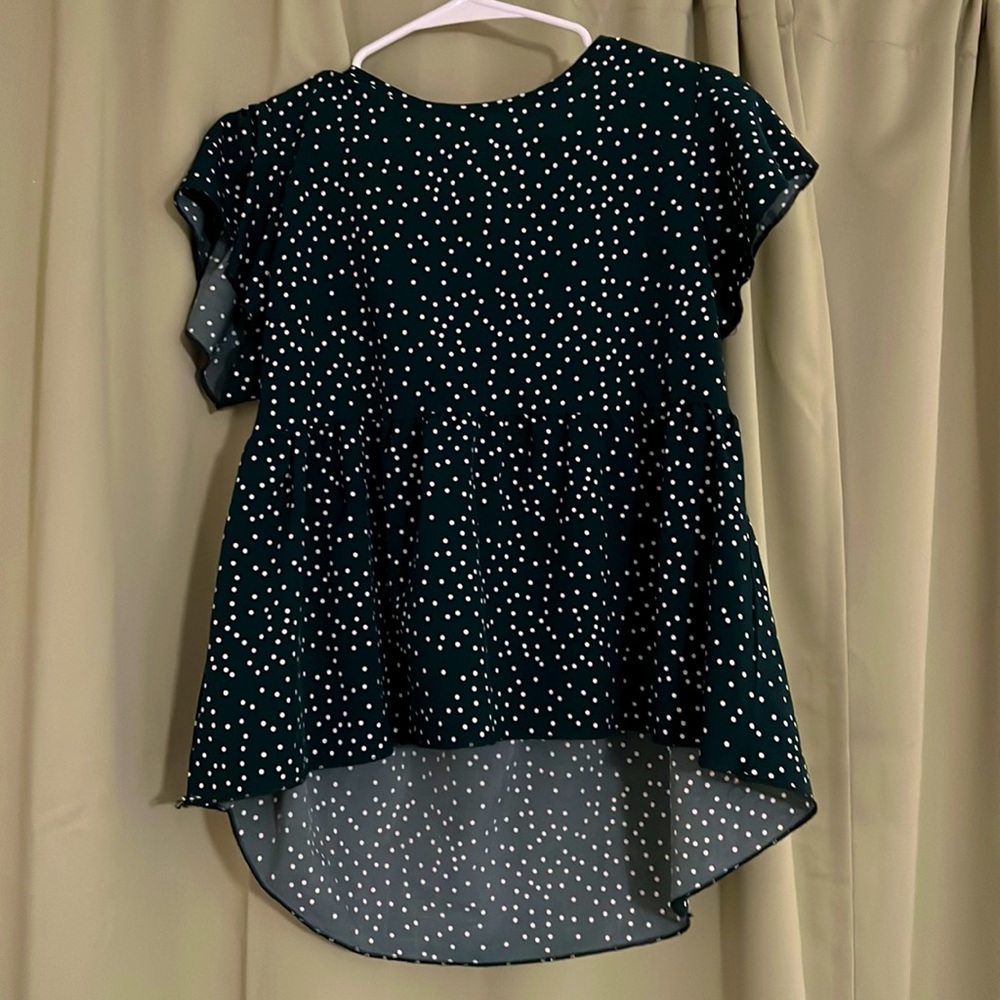Shein Green Blouse